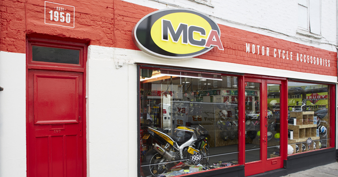 MCA Leicester Leicester motorcycle shop